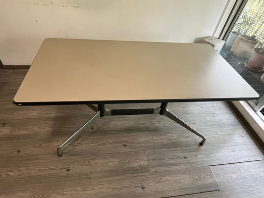 Eames Table rectangular base aluminium  segmented       Herman Miller