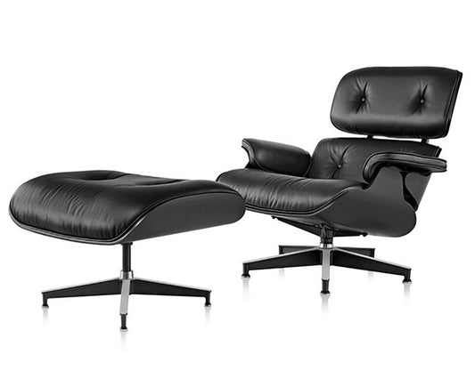 Eames Lounge Chair con Ottoman - (Réplica)