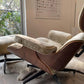 Eames Lounge Chair con Ottoman - terciopelo