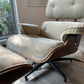 Eames Lounge Chair con Ottoman - terciopelo